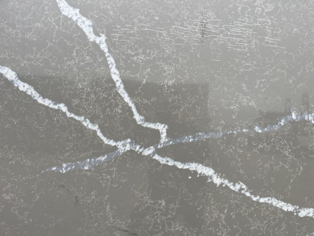 Grey Marquina Quartz Direct Close