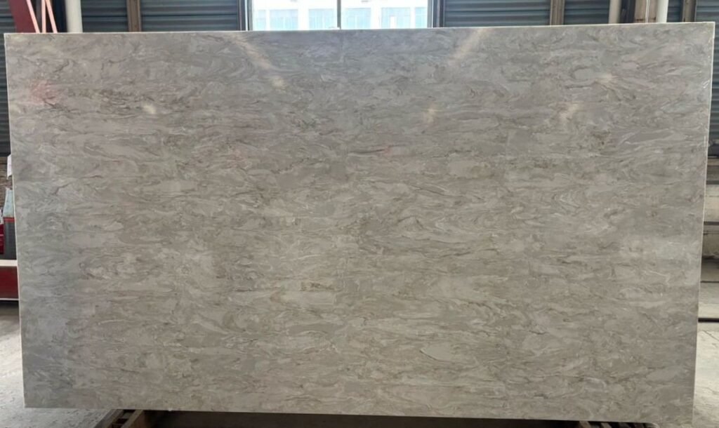 Perla Venata Quartz Direct Slab