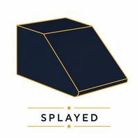 Splayed