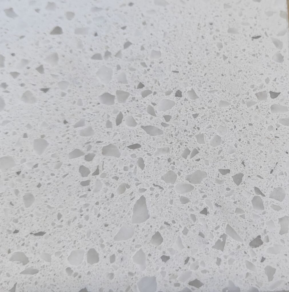 White Ice Quartz Direct Close